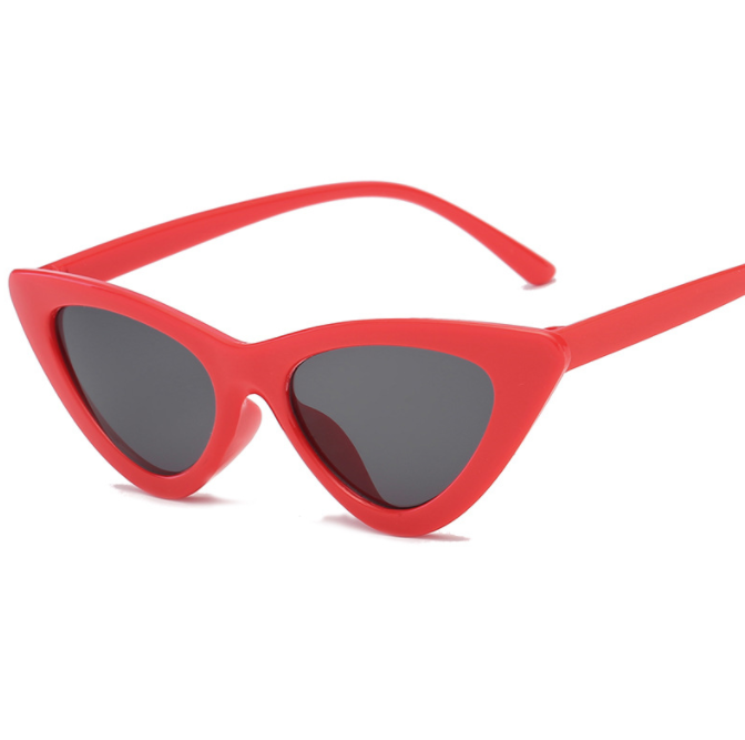 Pin Up Cats Eye Sunnies - Red