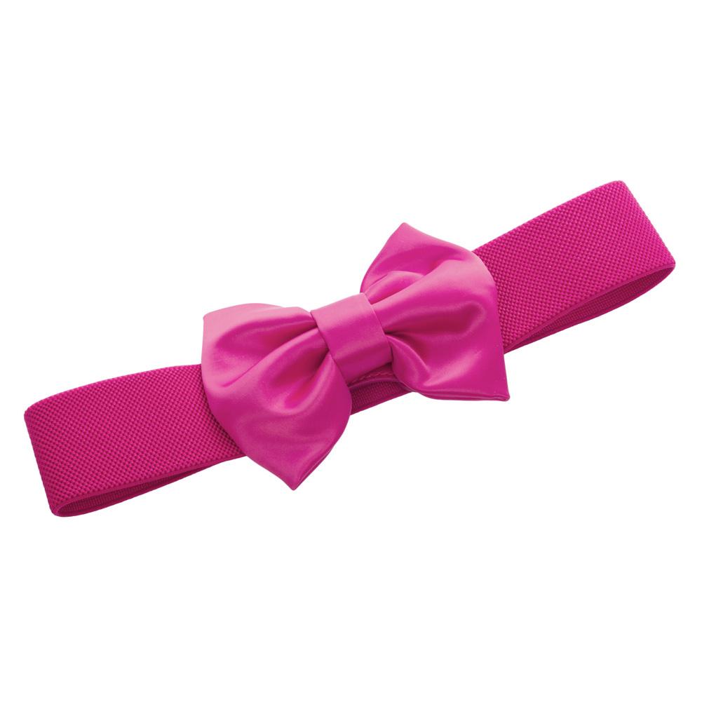 50s Bow Belt - WOW Pink!