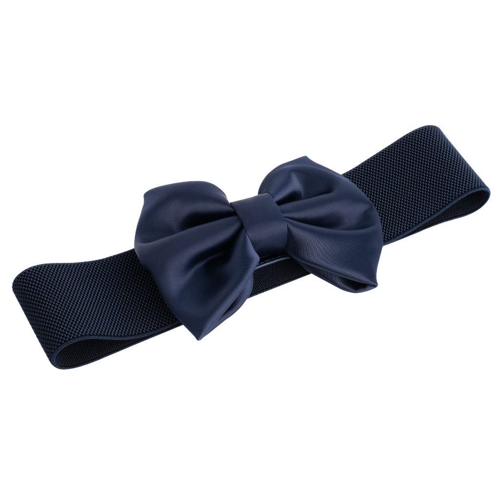 50s Bow Belt - Navy