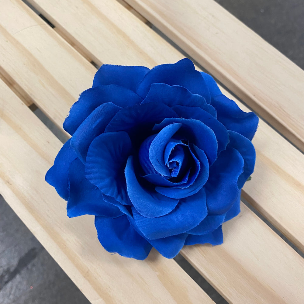 Hair Rose 12cm –  Cobalt Blue