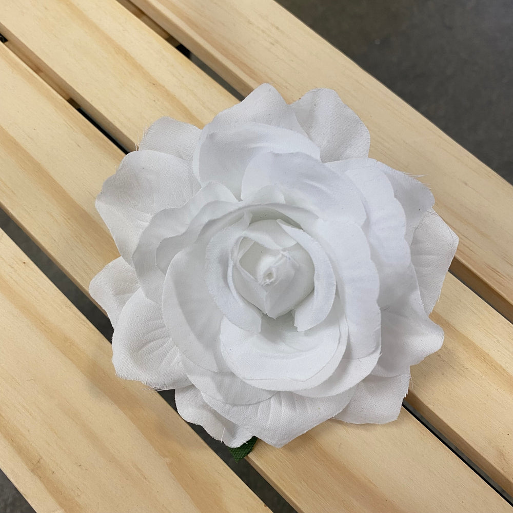 Hair Rose 12cm –  White