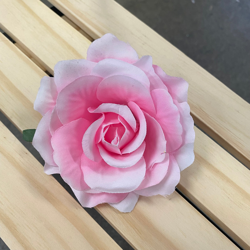 Hair Rose 12cm –  White Pink