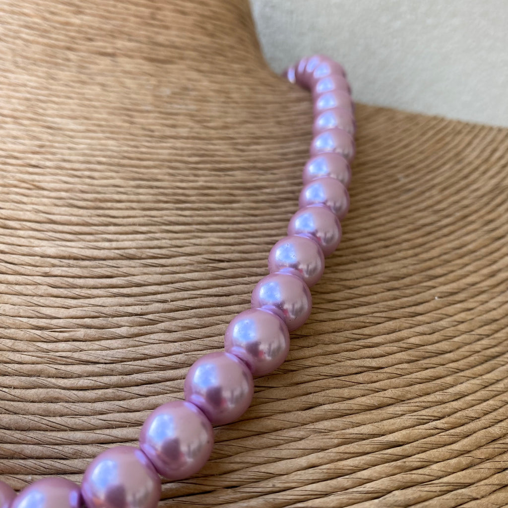 Necklace Lavender Pearl