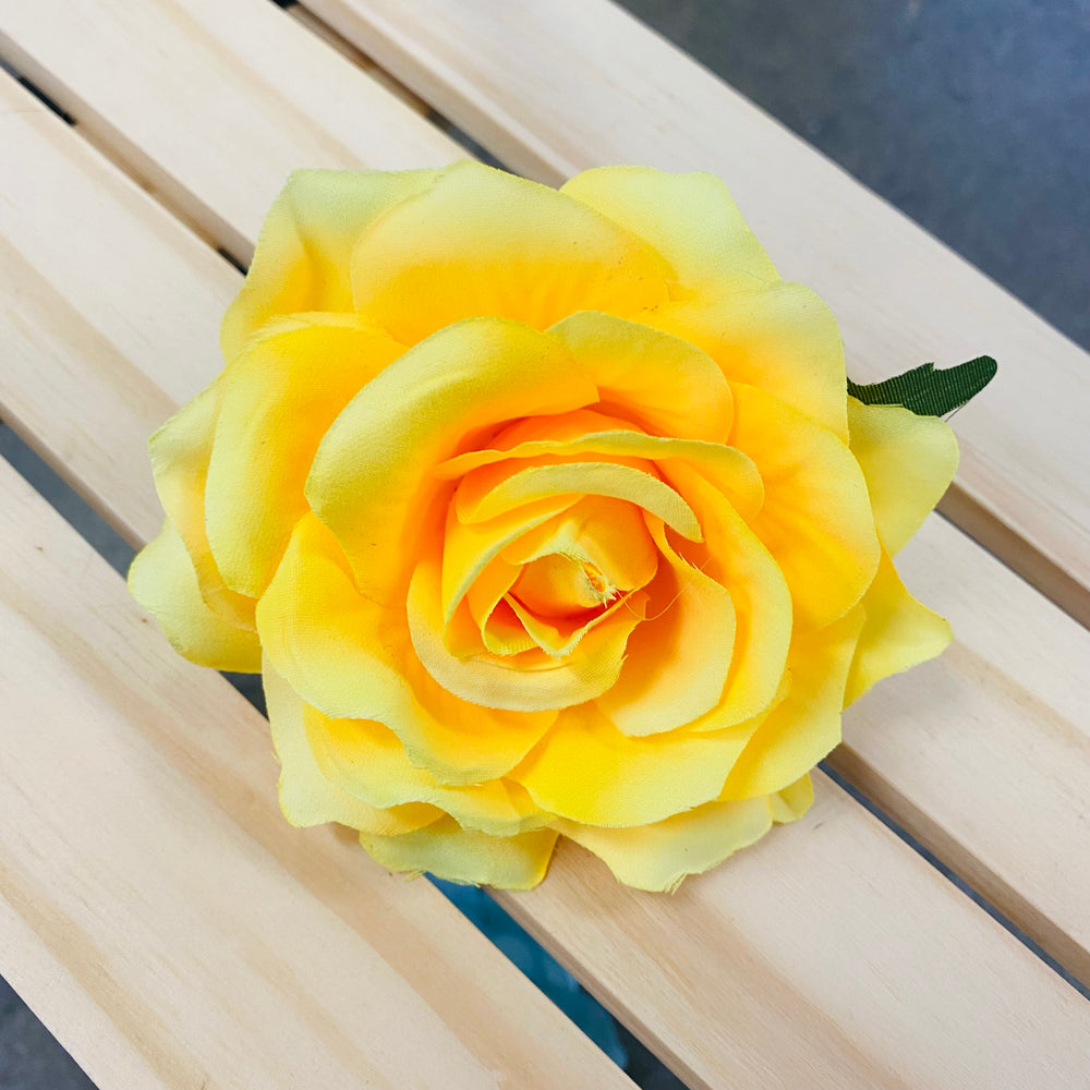 Hair Rose 12cm –  Very Yellow
